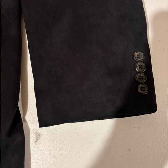 Lauren Ralph Lauren 100% Polyester Black 2 Button Sports Coat Men’s Size 46R - Picture 2 of 7